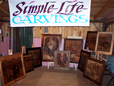 SIMPLE LIFE CARVINGS - HIGH-RELIEF WOOD CARVINGS